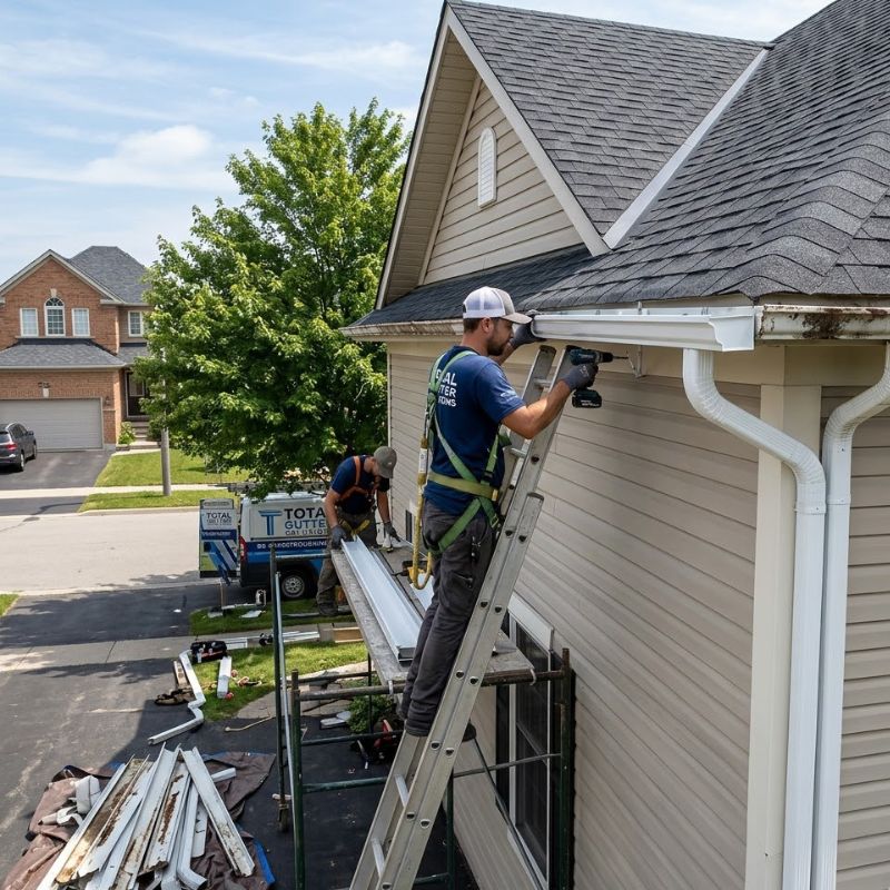 Gutter Installation — Chinook Exteriors Inc., Calgary