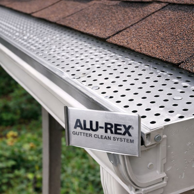 Alu-Rex Gutter Guard — Chinook Exteriors Inc., Calgary