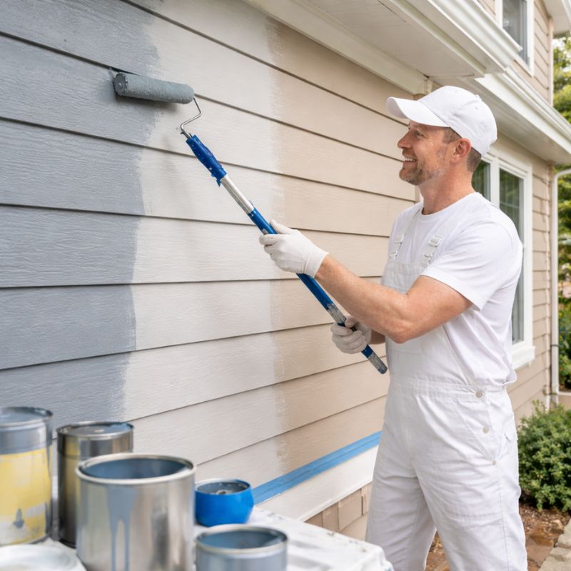 Exterior Painting — Chinook Exteriors Inc., Calgary